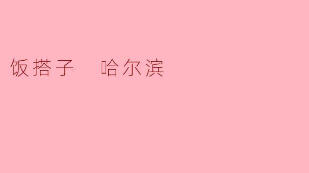 饭搭子 哈尔滨